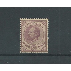 Curaçao  9C  willem III  50ct   MH/used  CV 2,5 €