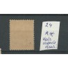 Curaçao  24  Provisional issue GEDEELTELIJKE DUBBELDRUK MNH  CV  150++ €