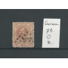 Curacao  7B  14 gr.gt. Willem III  25ct   VFU/gebr  CV 30 €