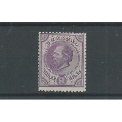 Curaçao  9A Willem III   50ct  MH/unused  CV  50 €