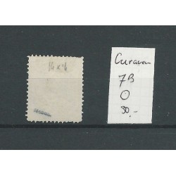 Curaçao  7B  14 gr.gt. Willem III  25ct   VFU/used  CV 30 €