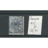Curacao  4C  13,5x13,25 gr.gt. Willem III  10ct   VFU/gebr  CV 27,5 €
