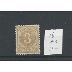 Curaçao  16 Numeral 3ct  MNH  CV  35 €