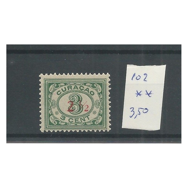 Curaçao 102 Provisional issue MNH  CV  3,5 €
