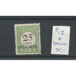 Curaçao P17 SPECIMEN  MH/unused  CV 35 €