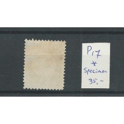 Curaçao P17 SPECIMEN  MH/unused  CV 35 €