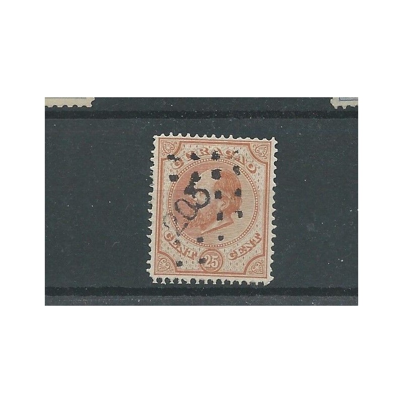 Curaçao 7B with numeral dot cancel 203  VFU/used CV 25 €