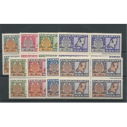 Curaçao  LP53-68  in  Blocks of 4 MNH  CV 140+ €