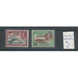 Curaçao LP43-44 with plate flaw  MH/unused CV 30+ €