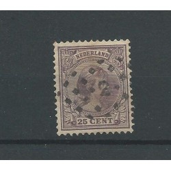 Netherlands 42 with numeral dot cancel 2  VFU/used  CV 70 €