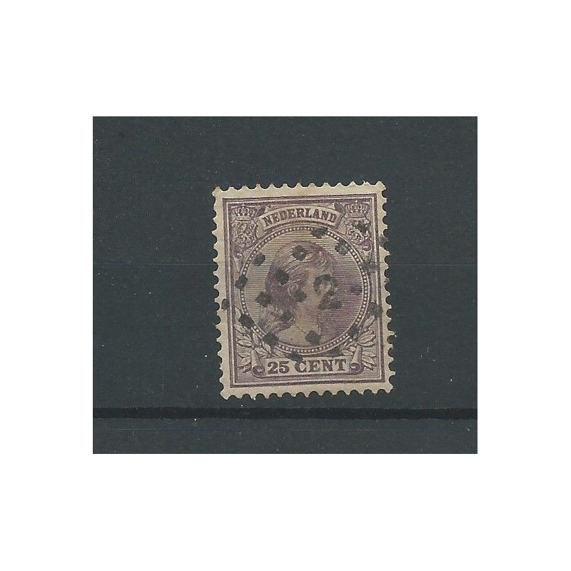Netherlands 42 with numeral dot cancel 2  VFU/used  CV 70 €