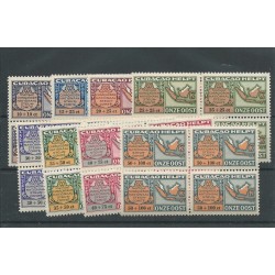 Curaçao  LP53-68  in  Blocks of 4 MNH  CV 140+ €