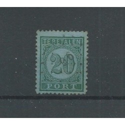Dutch East Indies  P4C with numeral dot cancel 96 VFU/used  CV 50++ €