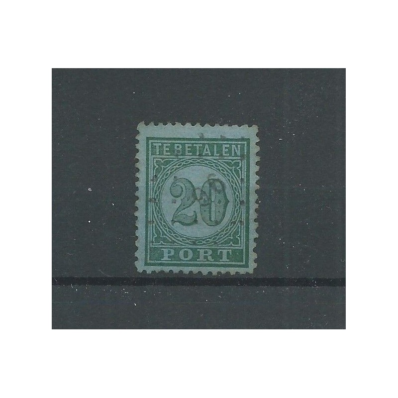 Ned. Indie  P4C met puntstempel 96 VFU/gebr  CV 50++ €