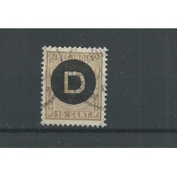 Dutch East Indies D3 Official 15ct  VFU/used  CV 5+ €