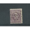Dutch East Indies 13 Willem III with numeral dot cancel 70  VFU/used  CV 10+ €