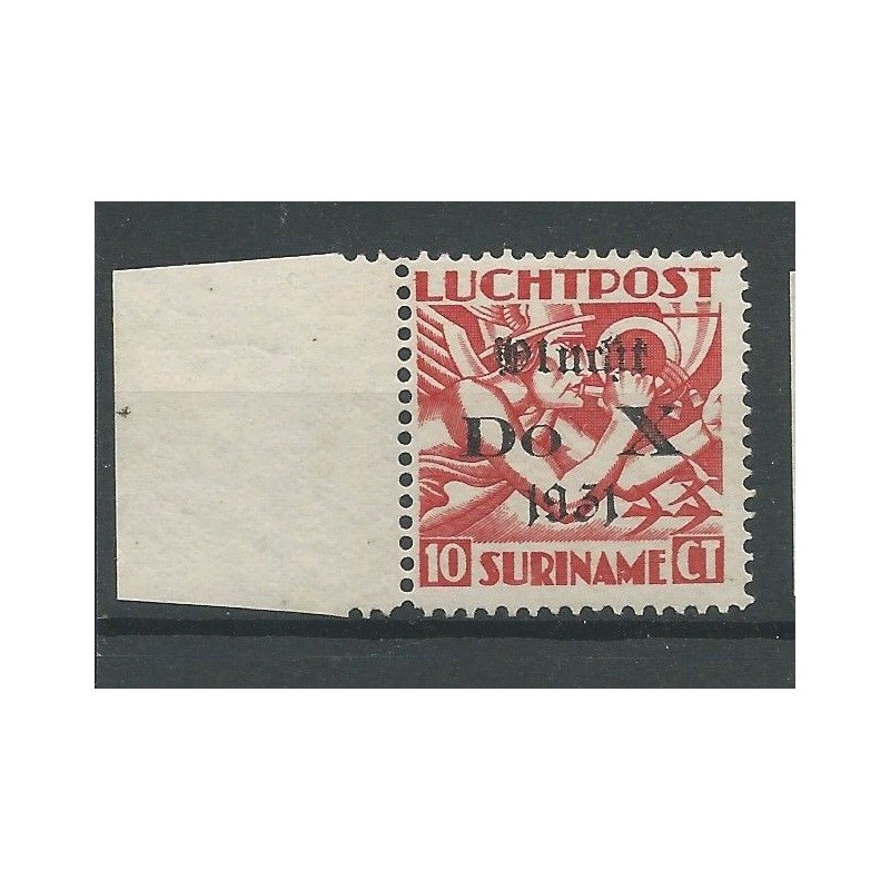 Suriname LP8f luchtpost DO-X zonder punt  VFU/gebr  CV 120 €