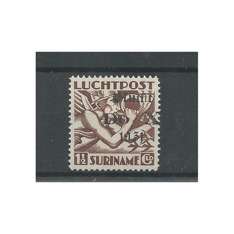 Suriname LP14f airmail DO-X without dot  VFU/used  CV 200 €
