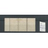Suriname  22 strip 3 DOUBLE PERFORATIE Provisional stamp MH/unused  CV 100+ €