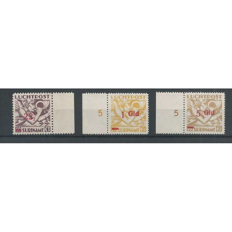 Suriname  LP24-26 Luchtpost MNH/postfris  CV 59 €