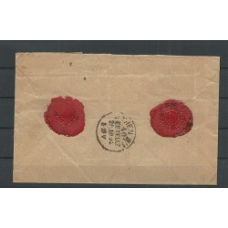 Netherlands 38 and 41 on R-Mengfrankering Den Haag-Wenen 1894  CV 225 €