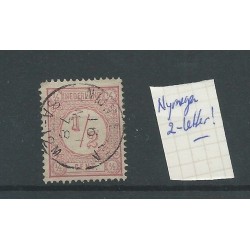 Netherlands 30 "NIJMEGEN 1878" twee-letter VFU/used  CV 25+ €