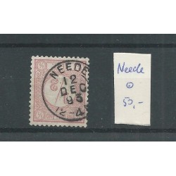 Netherlands 30 "NEEDE 1893"  small round cancel  VFU/used  CV 50+ €
