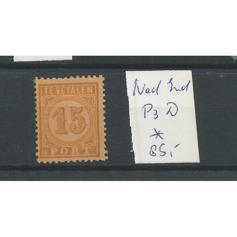 Ned. Indië  P3D port 15ct  MH/ongebr CV 85 €