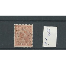 Netherlands 39 with numeral dot cancel 36  VFU/used  CV 57  €