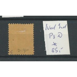 Dutch East Indies  P3D postage due 15ct  MH/unused CV 85 €