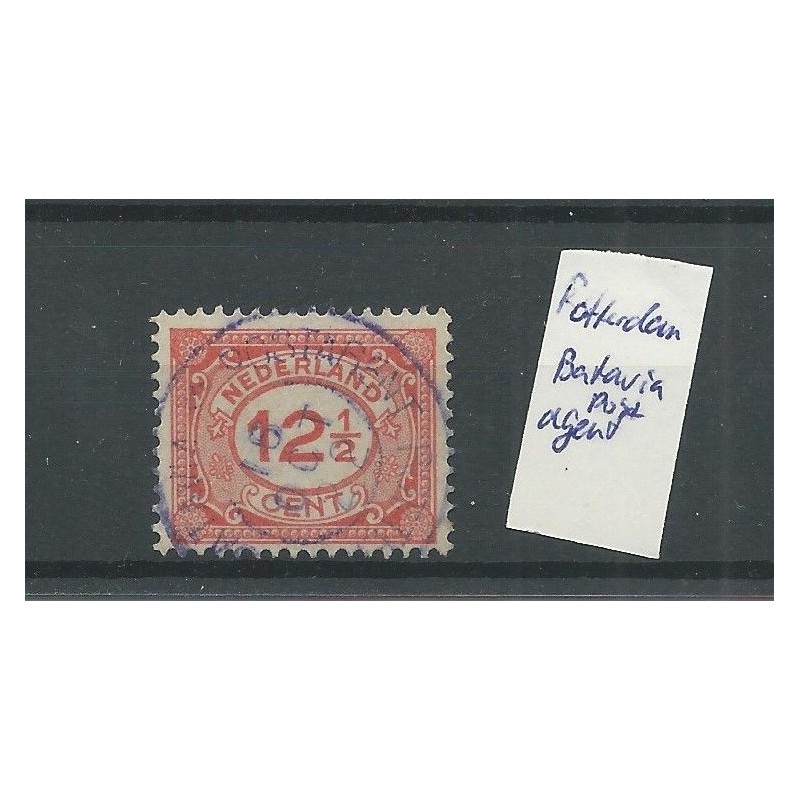Nederland 108 met "postagentschap rotterdam-batavia" VFU/gebr  CV 10  €