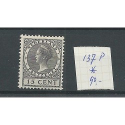 Netherlands 137P "stip on borst" MH/unused  CV 90  €