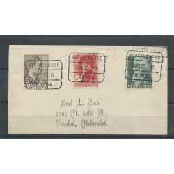 Netherlands 274-276 on Trein-cover to USA  !!  CV  ??? €