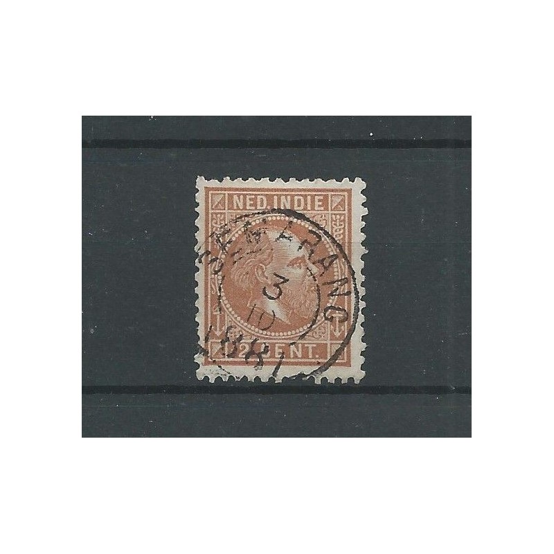 Dutch East Indies  6F  SEMARANG small round cancel  VFU/used  CV 10+ €