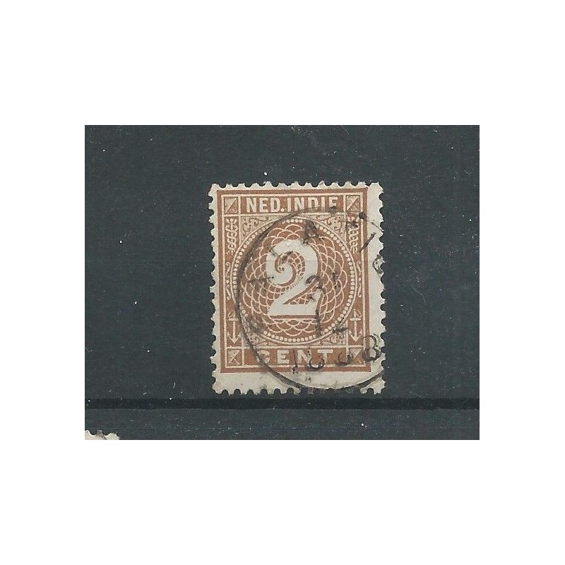 Dutch East Indies  18A  SALATIGA small round cancel  VFU/used  CV 5+ €