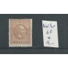 Ned. Indië  6F Willem III  MH/ongebr   CV 16 €