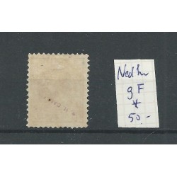 Ned. Indië  9F Willem III  MH/ongebr   CV 50 €