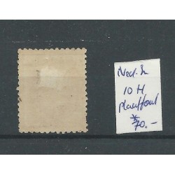 Dutch East Indies  10H  plate flaw  "broken C" MH/unused   CV 70 €