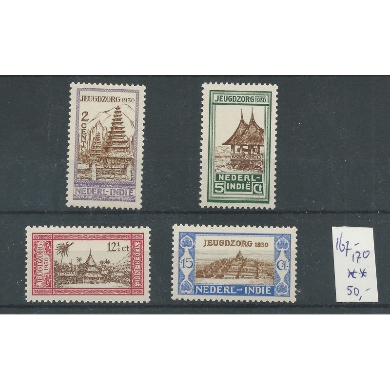 Dutch East Indies 167-170 Jeugdzorg MNH  CV 50 €