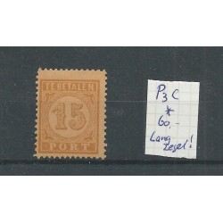 Dutch East Indies  P3C postage due  lang zegel  MH/unused  CV 60 €