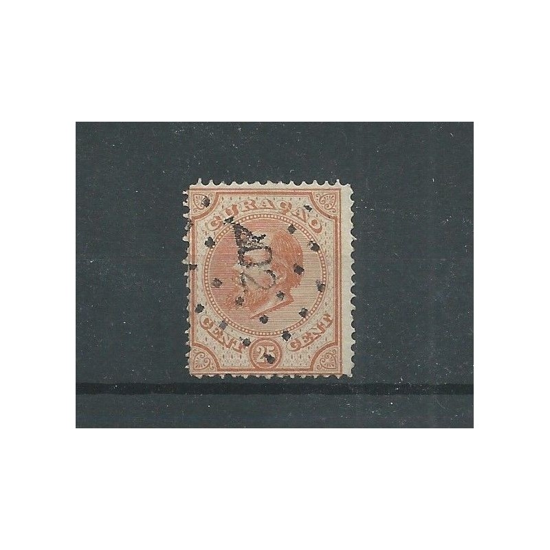 Curaçao 7B  Willem III  VFU/used  CV 30 €