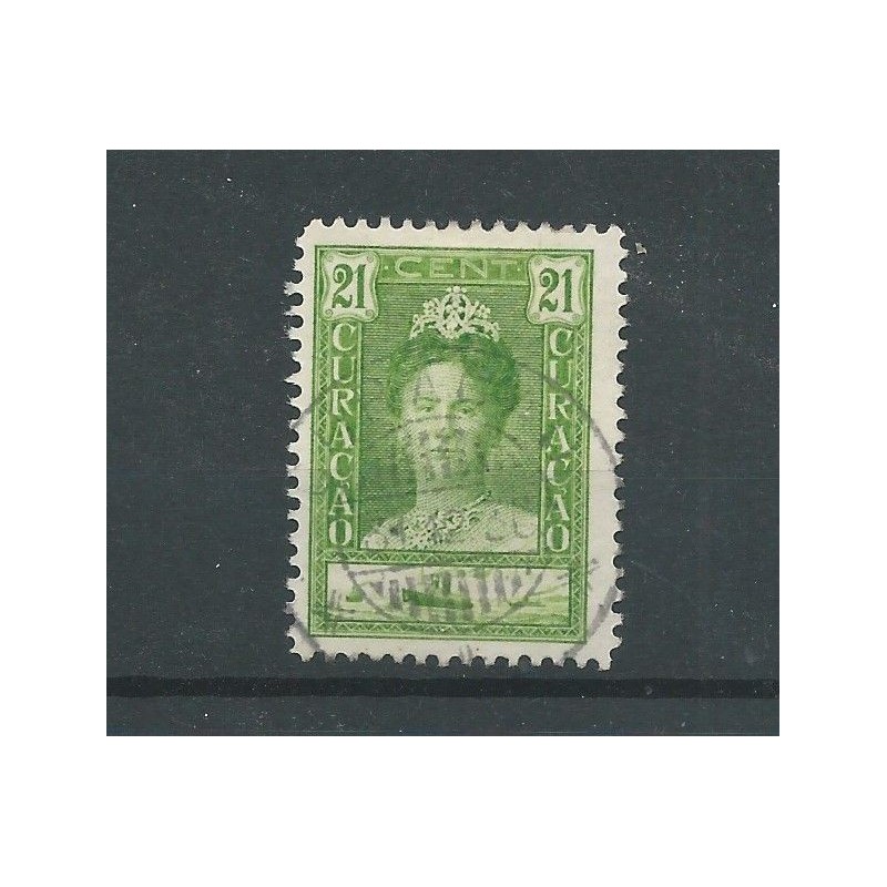 Curacao 95  Wilhelmina mooi stempel  VFU/gebr  CV 15 €