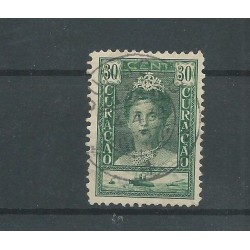 Curaçao 98  Wilhelmina fine cancel  VFU/used  CV 5 €