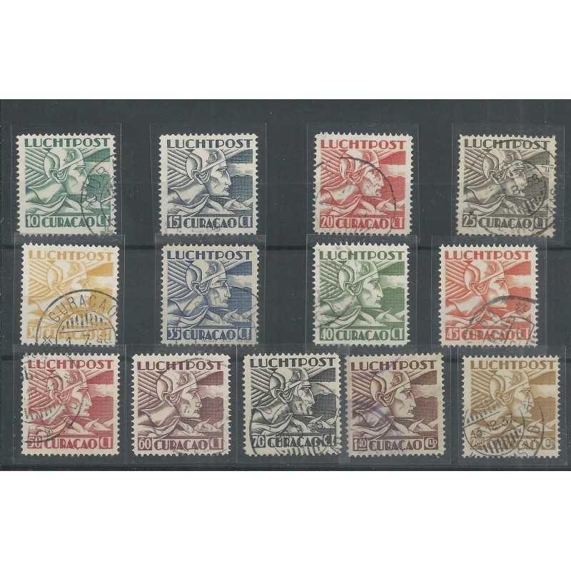 Curaçao LP4-16 airmail   VFU/used  CV 25 €