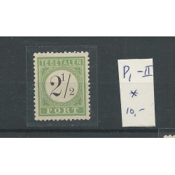 Curaçao  P1-II  Postage due   MH/unused  CV 10 €