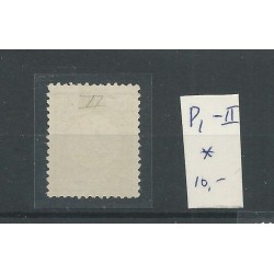 Curaçao  P1-II  Postage due   MH/unused  CV 10 €