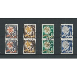 Netherlands  R98-101 pairs Child Welfare 1933 Syncopated perforation  VFU/used CV  80+ €