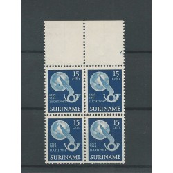 Suriname LP32 block of 4  MNH  CV 10+ € Extremely fine copy!!