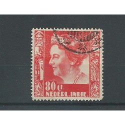 Dutch East Indies  262 Wilhelmina 80ct  with wm  VFU/used  CV 80 €