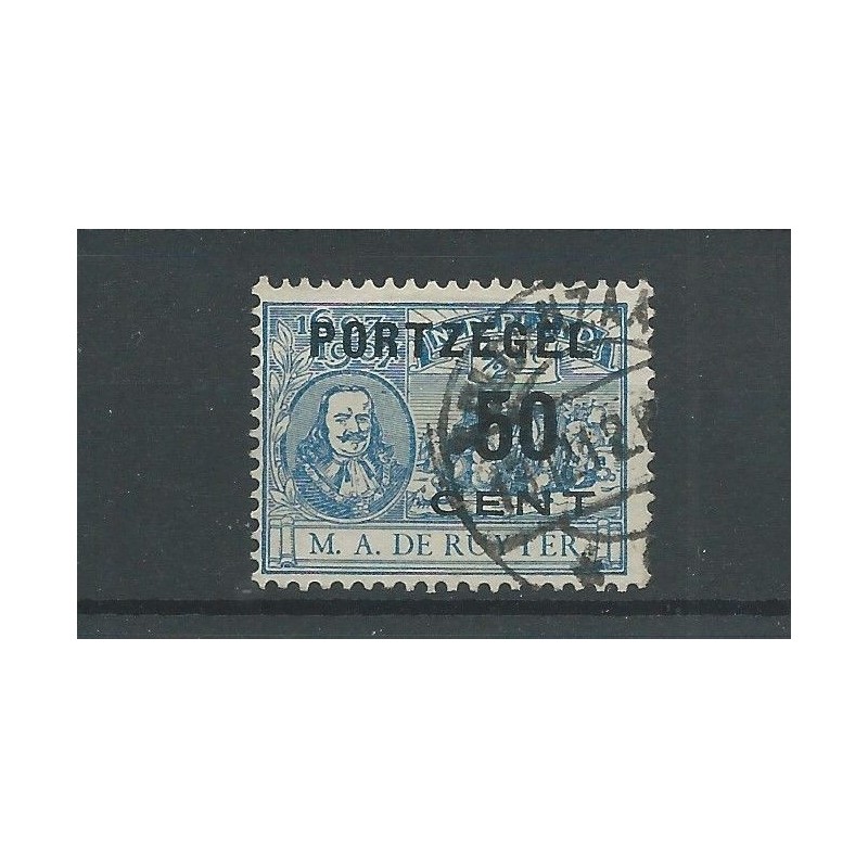 Netherlands P42 De Ruyter postage due   VFU/used  CV 60 €